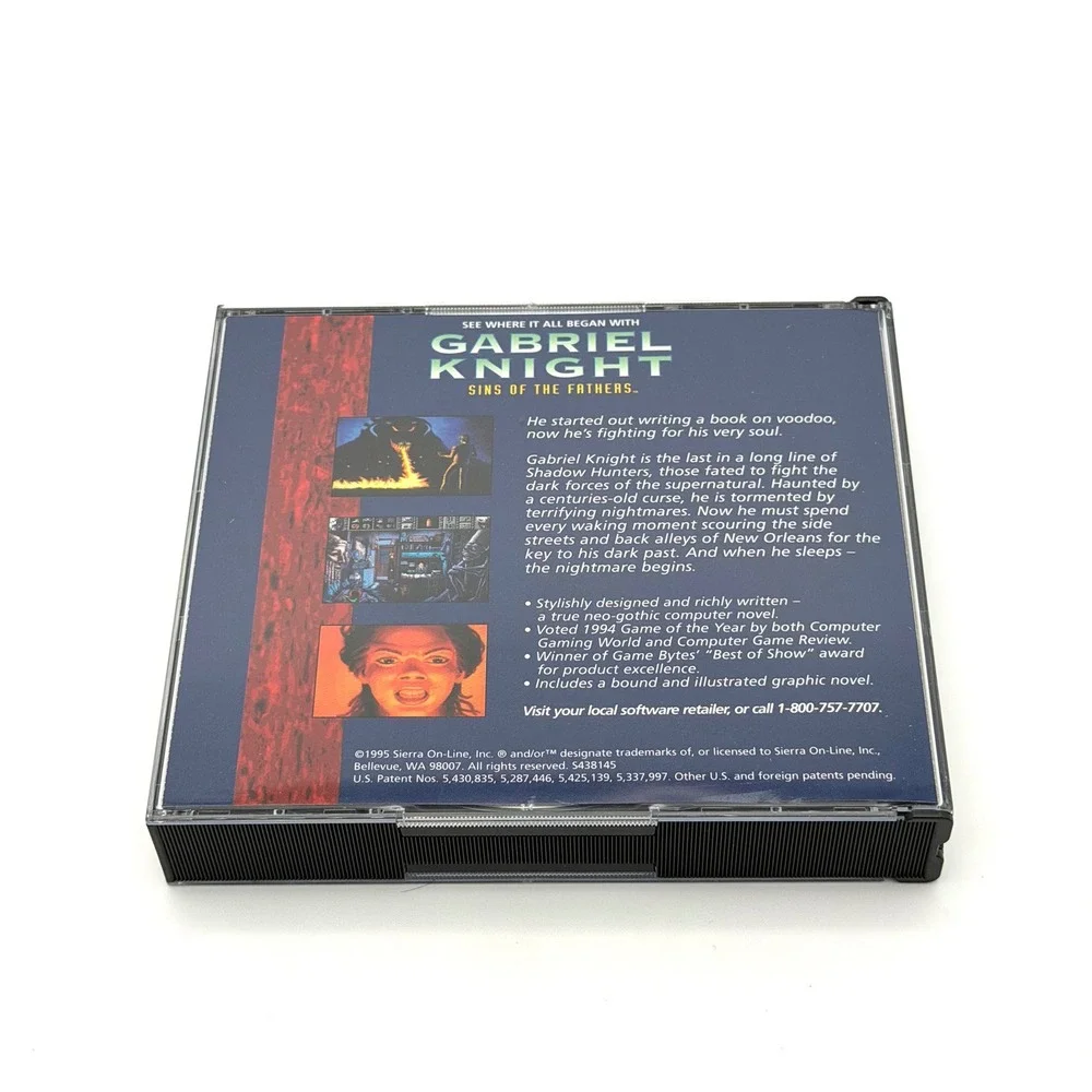 Beast Within Gabriel Knight Mystery PC Game 1995 Big Box Sierra Complete 6 CD